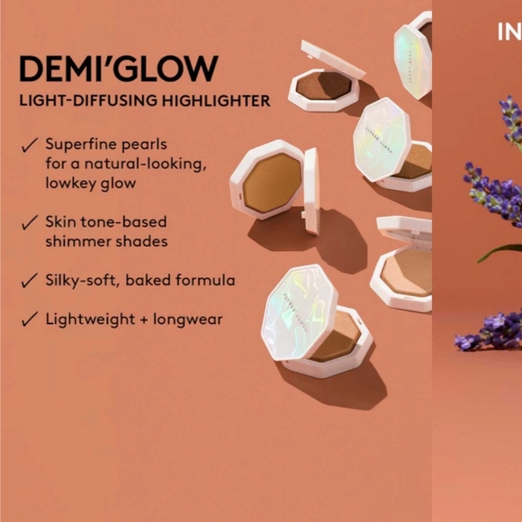 FENTY Demi Glow Light Diffusing Highlighter In PROSECCO new Msrp $20 Limited Ed - Picture 4 of 16
